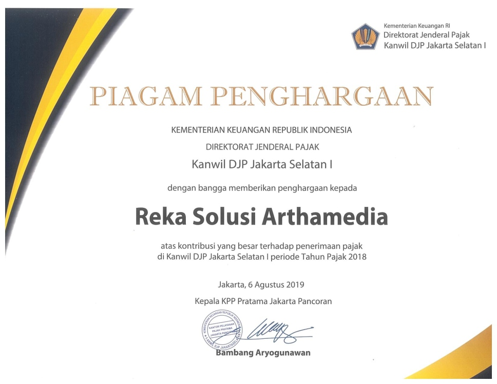 Dirjen  Pajak  Karwil  DJP  Jakarta  Selatan  I